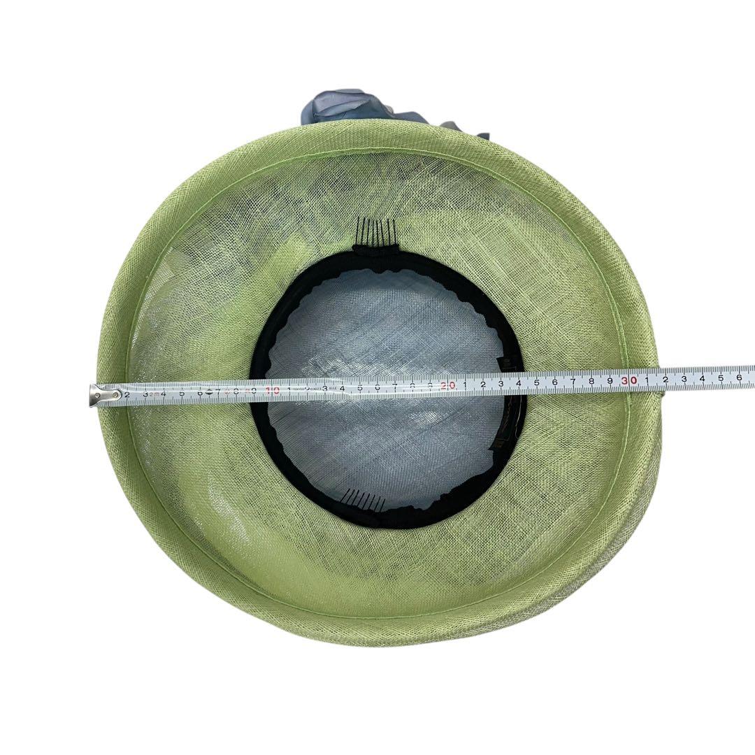 maxim エレガントハット 緑と青のグラデーション