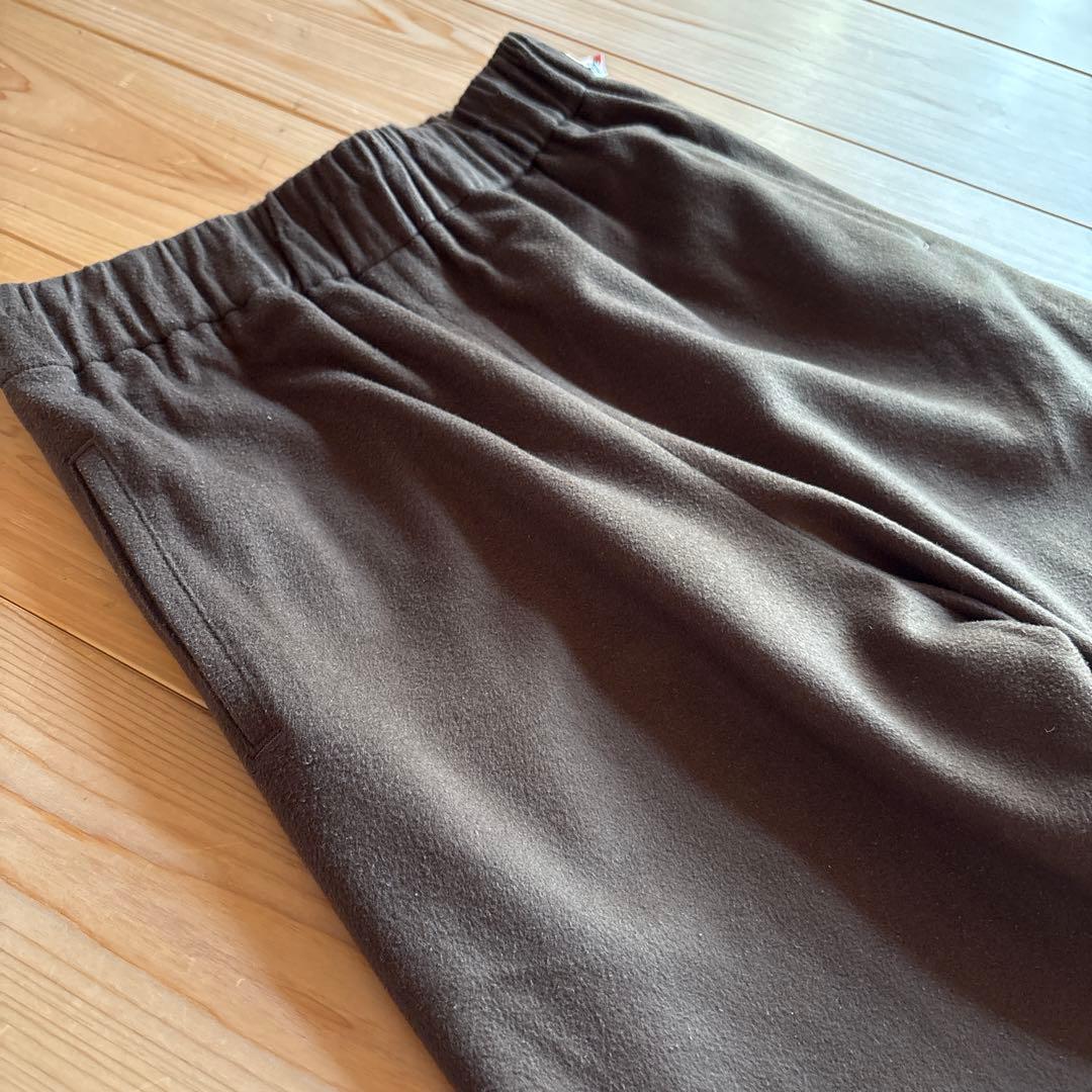 arts&science イージーパンツ ウールブラウン０