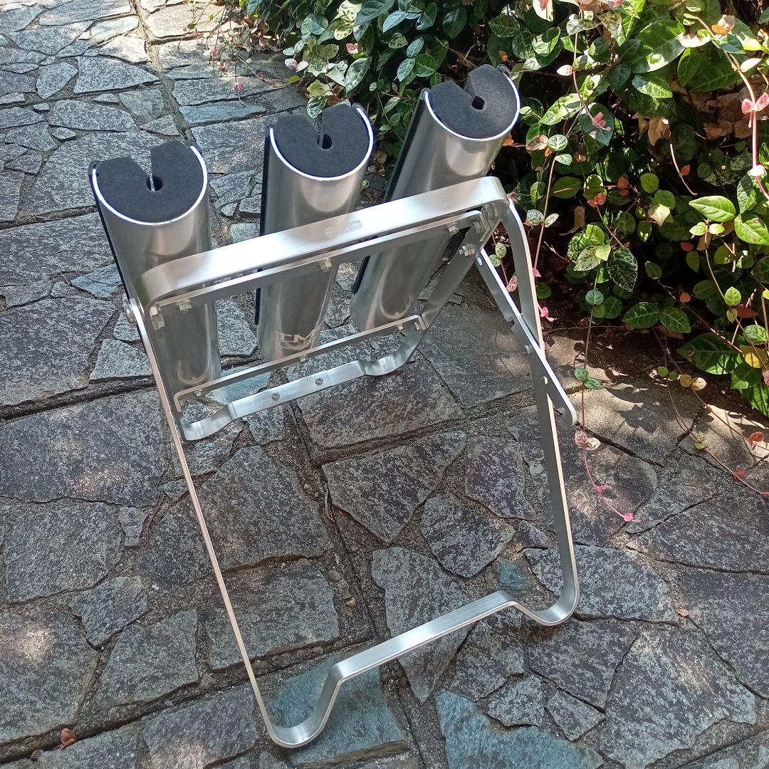 ティムコ(TIEMCO) フライロッドスタンド アルミ製 3本収納