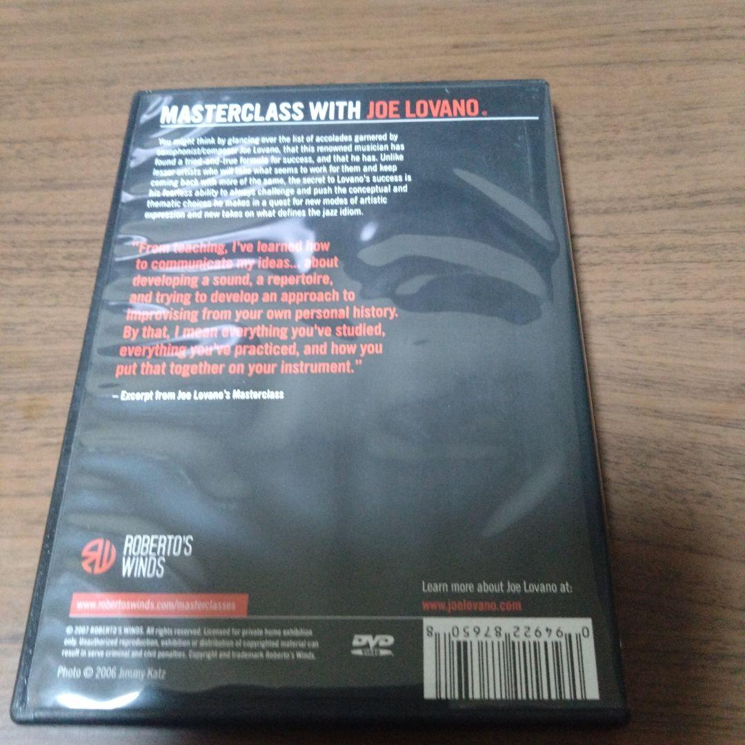 Masterclass With Joe Lovano　DVD