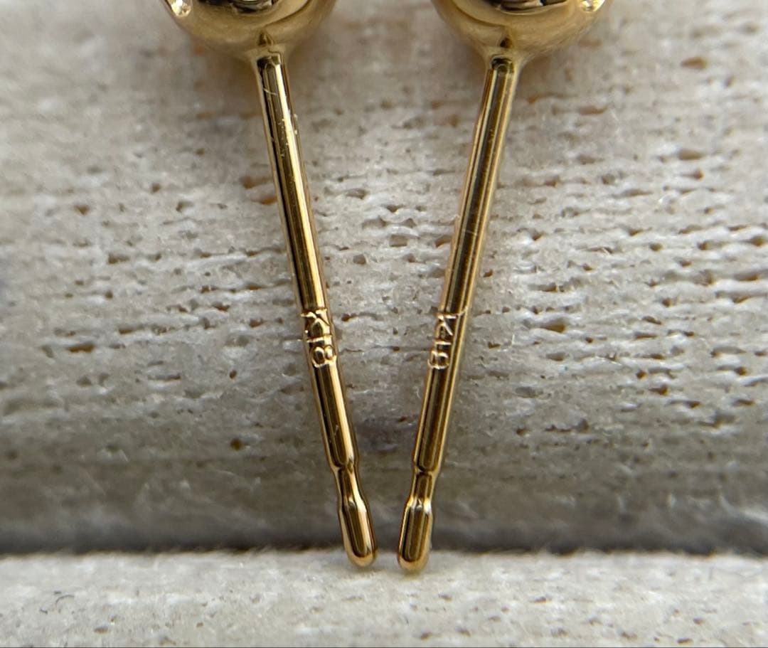 JA117★高級 ダイヤモンド0.424ct K18 ピアス