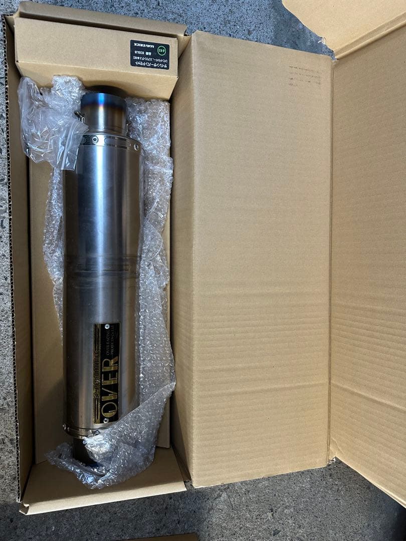 OVER ステンレス マフラー /サイレンサー/マーベリック