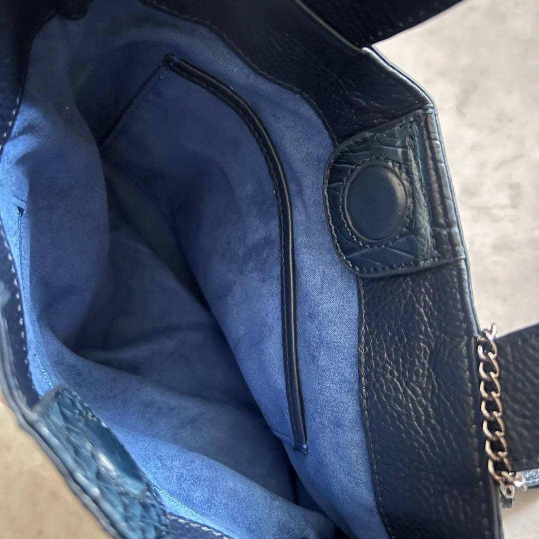 【未使用】 三宝 クロコダイル sampo マット バッグ crocodile