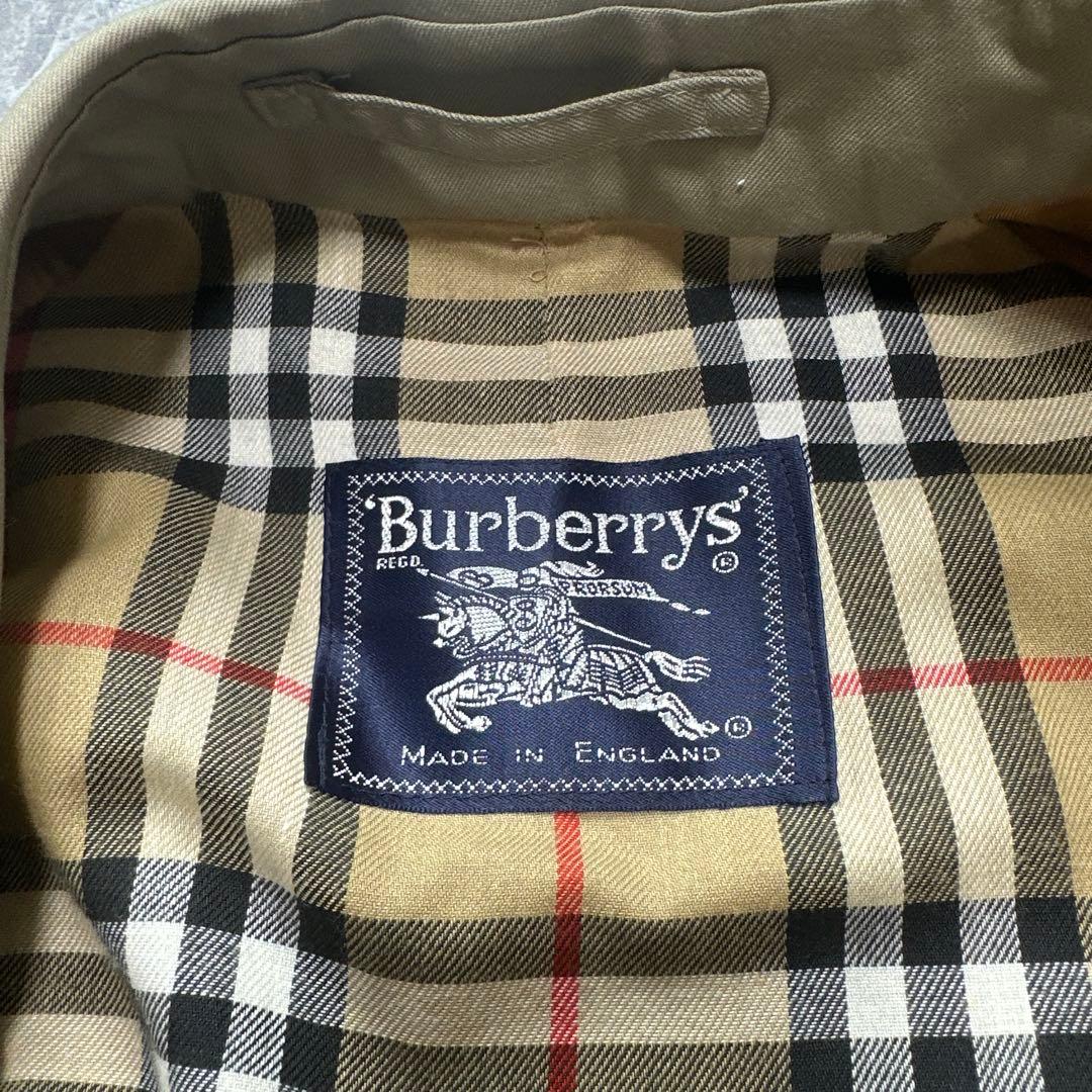 極美品♡バーバリー♡ステンカラーコート　ノバチェック ベージュ