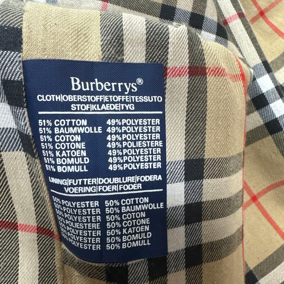 極美品♡バーバリー♡ステンカラーコート　ノバチェック ベージュ