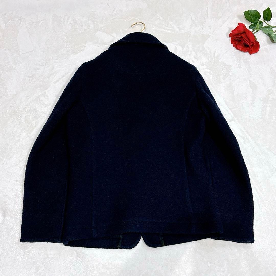 ほぼ未使用✨　danton ピーコート　ウール　ネイビー　38