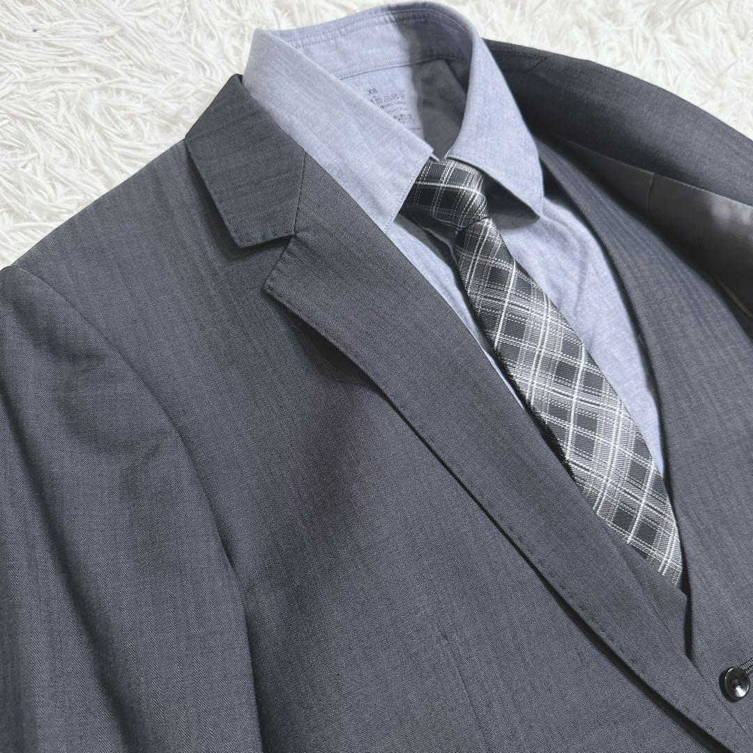 ✨高身長✨　美品　３P　170 フォーマル　男の子　卒業式　卒服　グレー