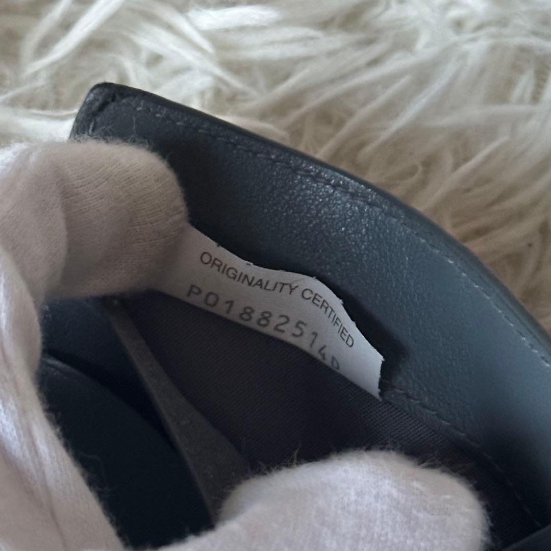 ボッテガヴェネタ マネークリップ 箱付き マキシイントレチャート レザー グレー