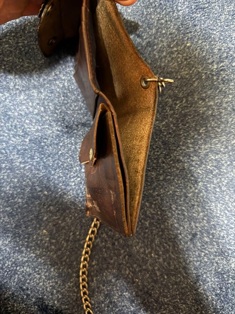 【入手困難】RRL コンチョ レザー チェーン ウォレット