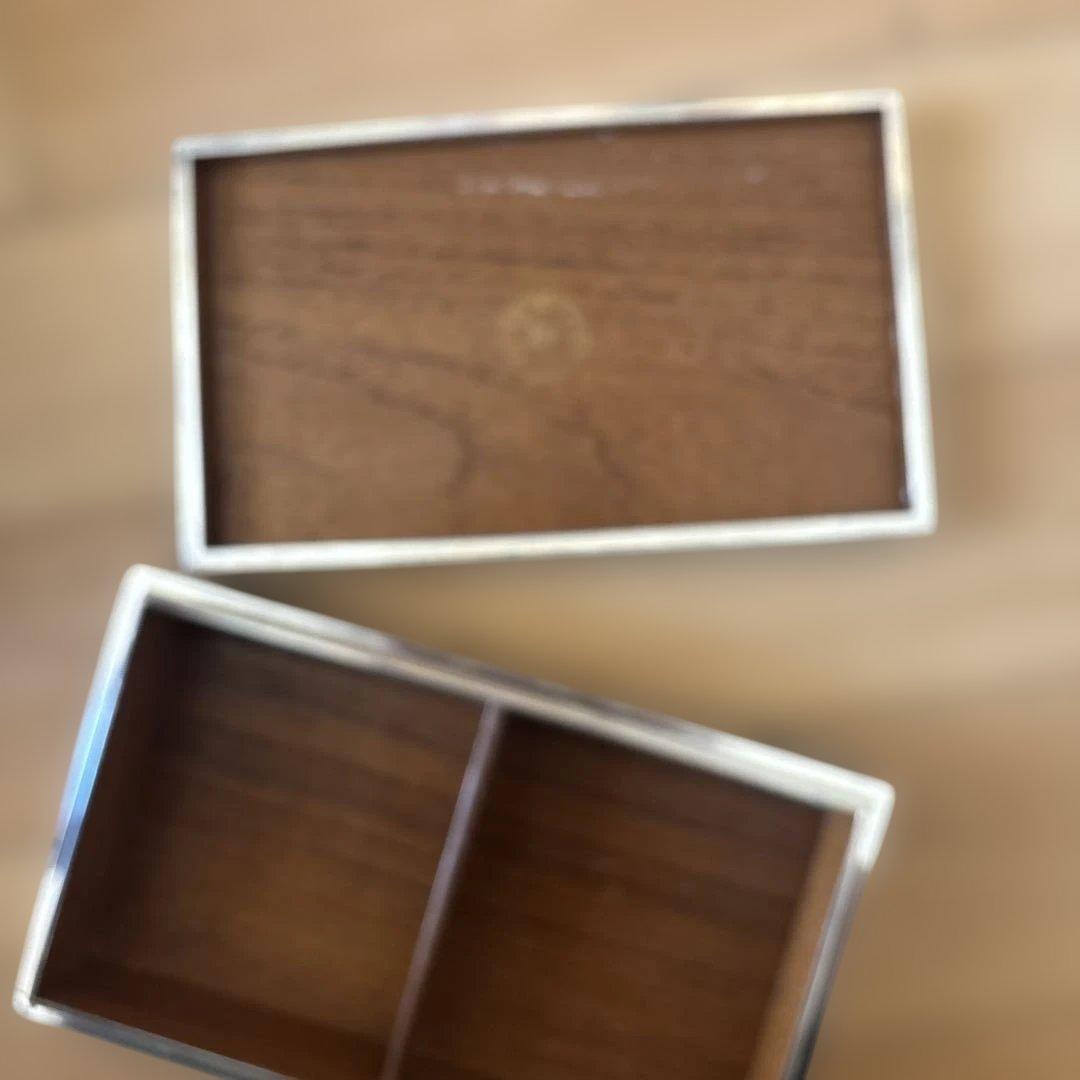 純銀 小物入 銀製呂本刻印有 総重量約410g銀無垢 銀製品 ボンボニエール