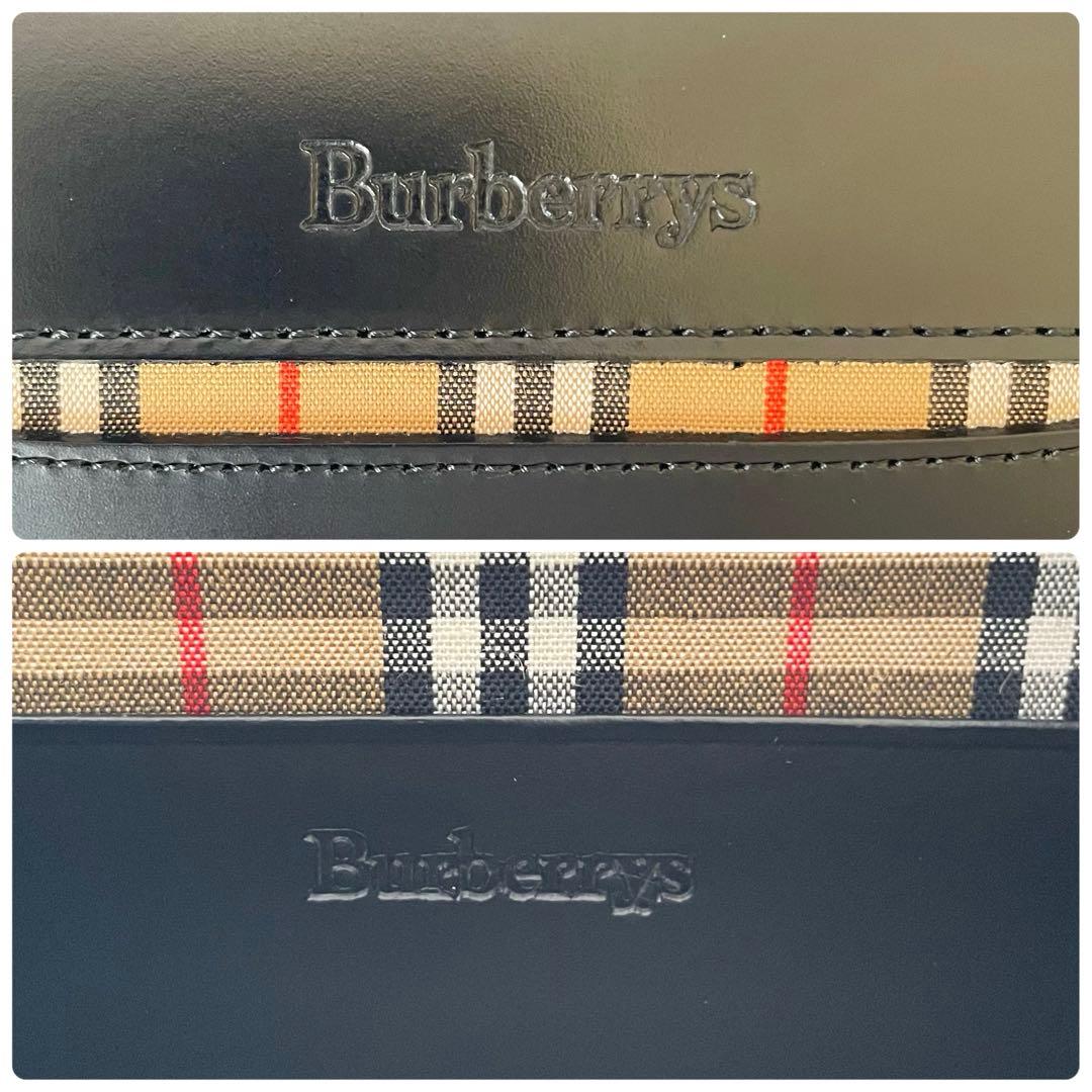 極美品✨Burberrys ヴィンテージ がま口 ケース 箱付き 希少