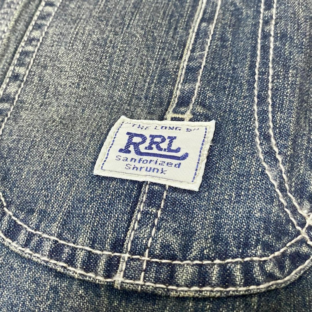 RRL DOUBLE RL　ダブルアールエル デニム エプロン カバーオール