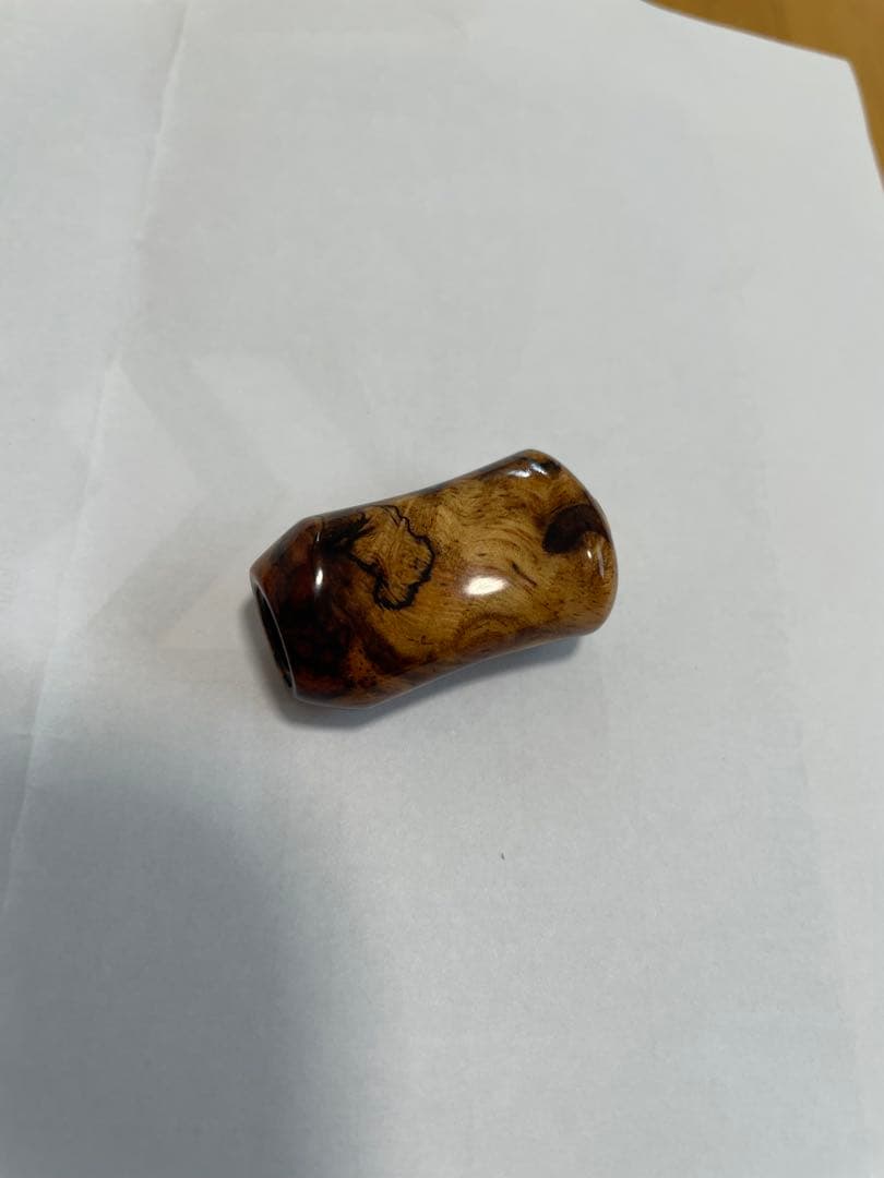 k*o様 わたらせ樹脂工房　花梨白スポルテッド　美品　シマノ用　左巻き　ハンドル