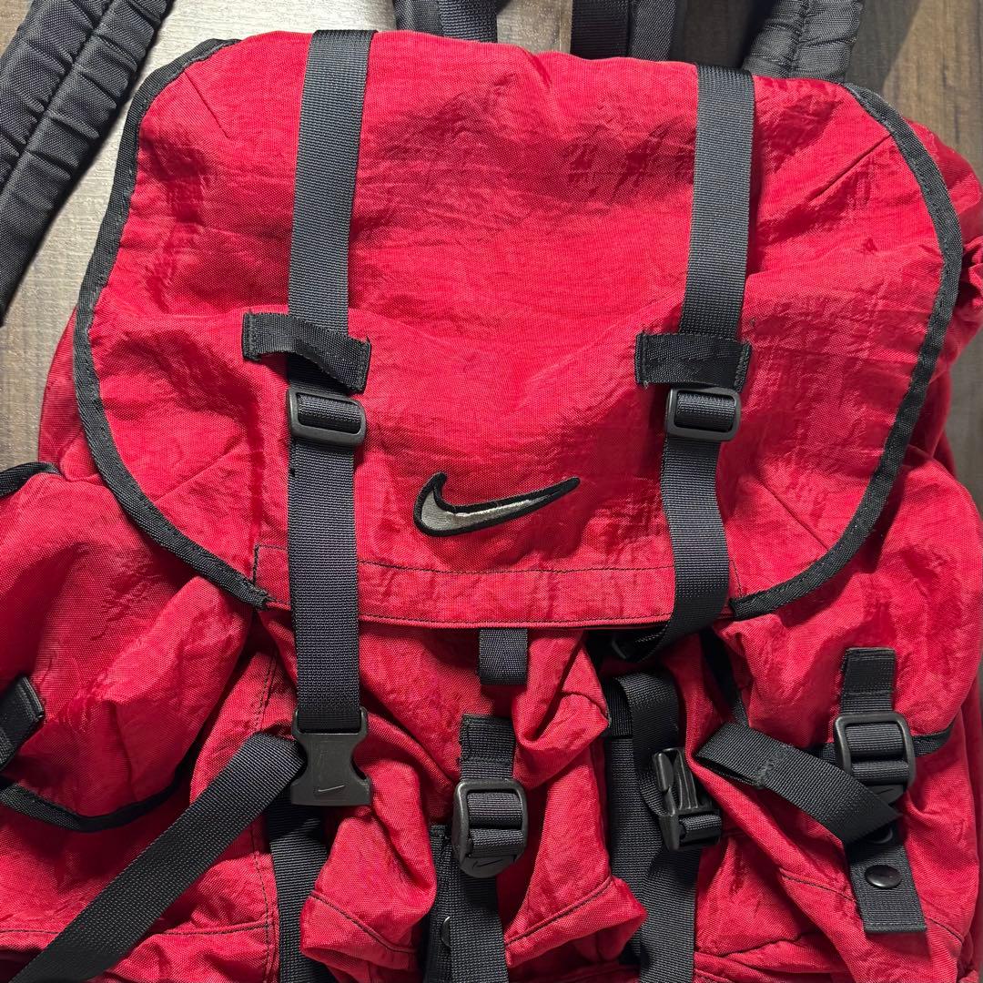 銀タグ 90s OLD NIKE パラシュートバックパック リュック アーカイブ