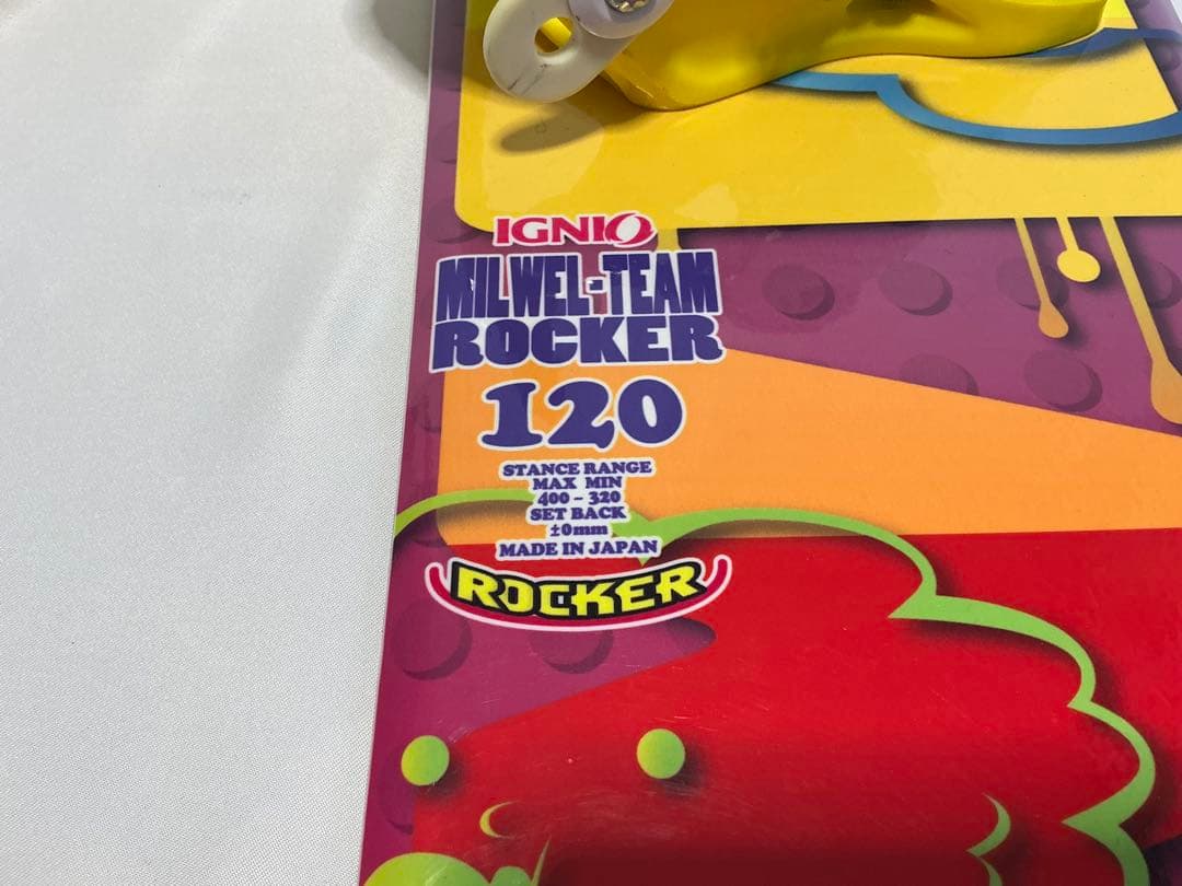 IGNIO キッズ スノーボード 120cm ビンディング付き