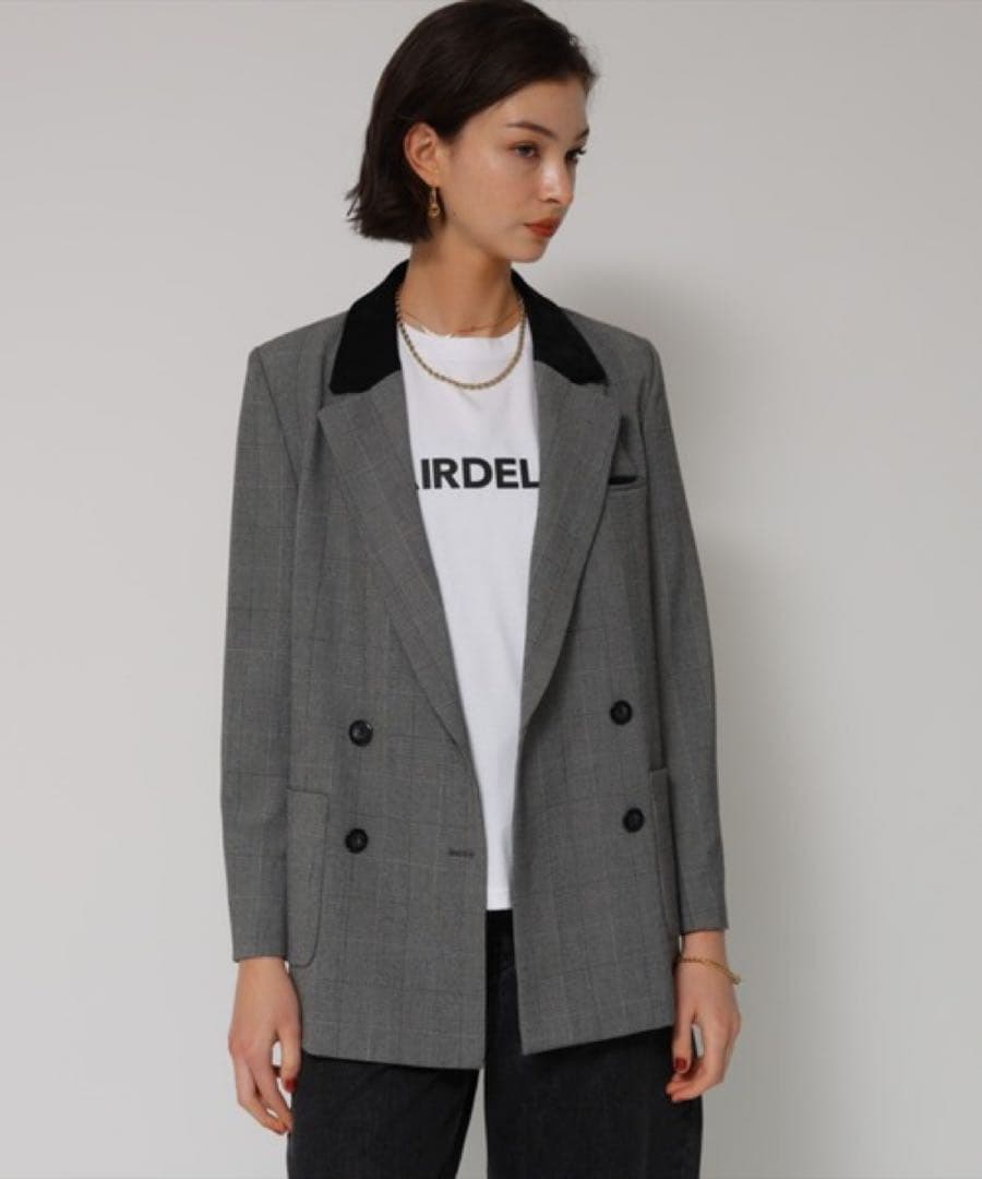 値下げ【未使用】CADUNE バイカラージャケット　2024