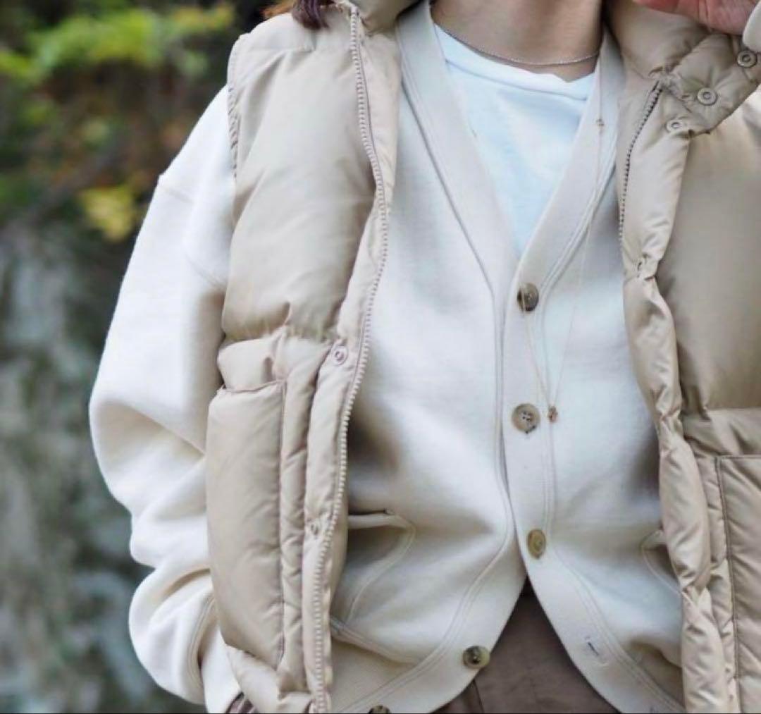 ロンハーマン　ベージュ ダウンベスト　xs