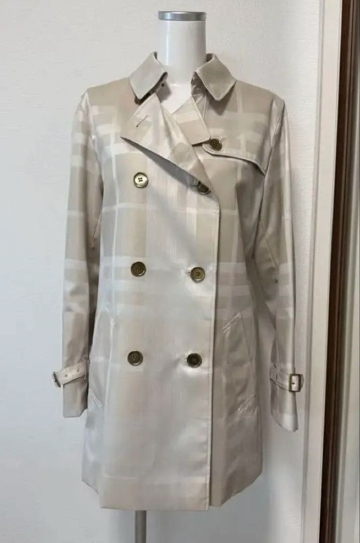 バーバリーロンドン/トレンチコート/金ボタン/希少サイズ44