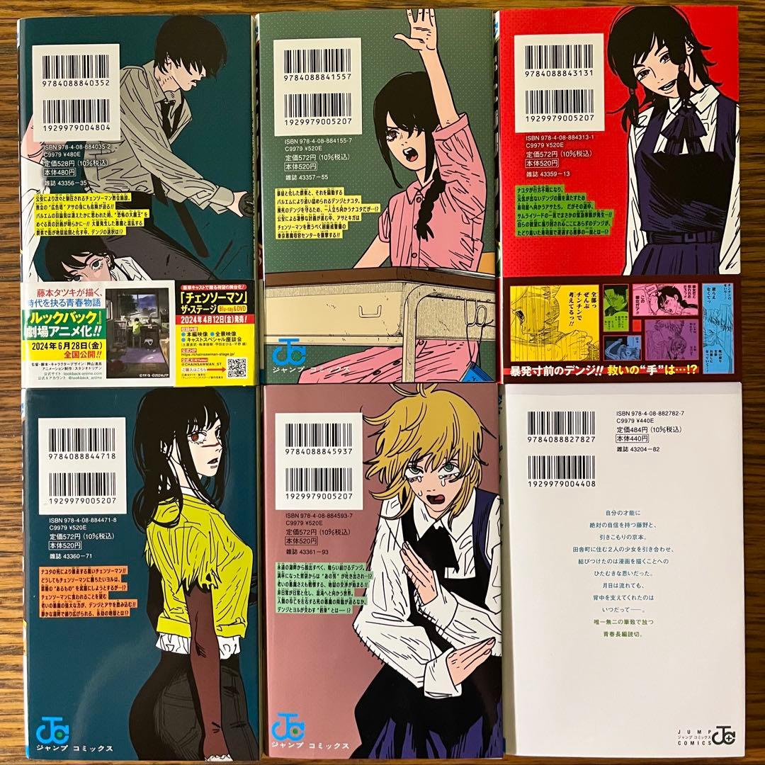 チェンソーマン　全巻セット1〜22巻、ルックバック　藤本タツキ