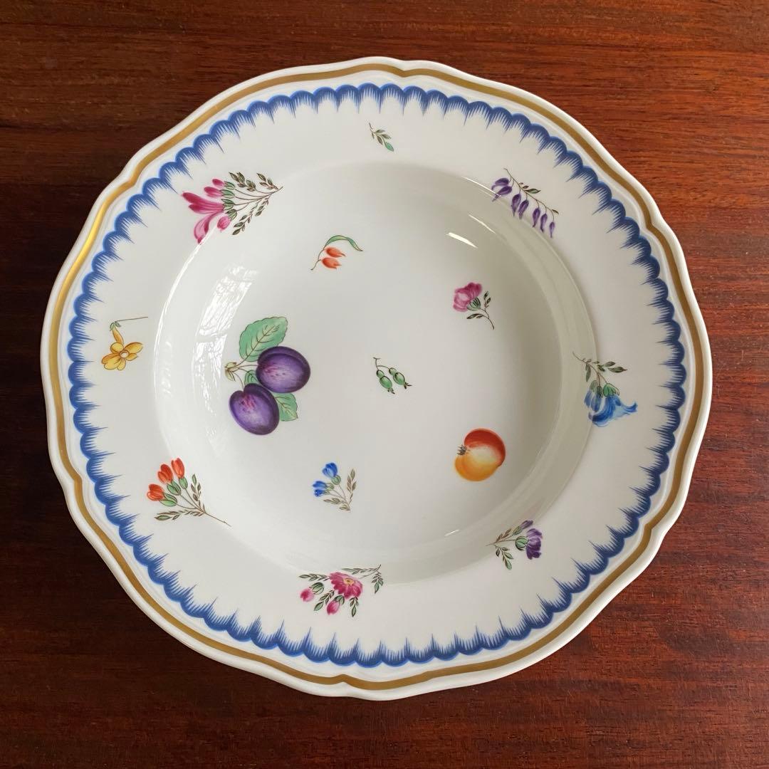 リチャードジノリ　フルーツ柄 20cmプレート　 2枚セット