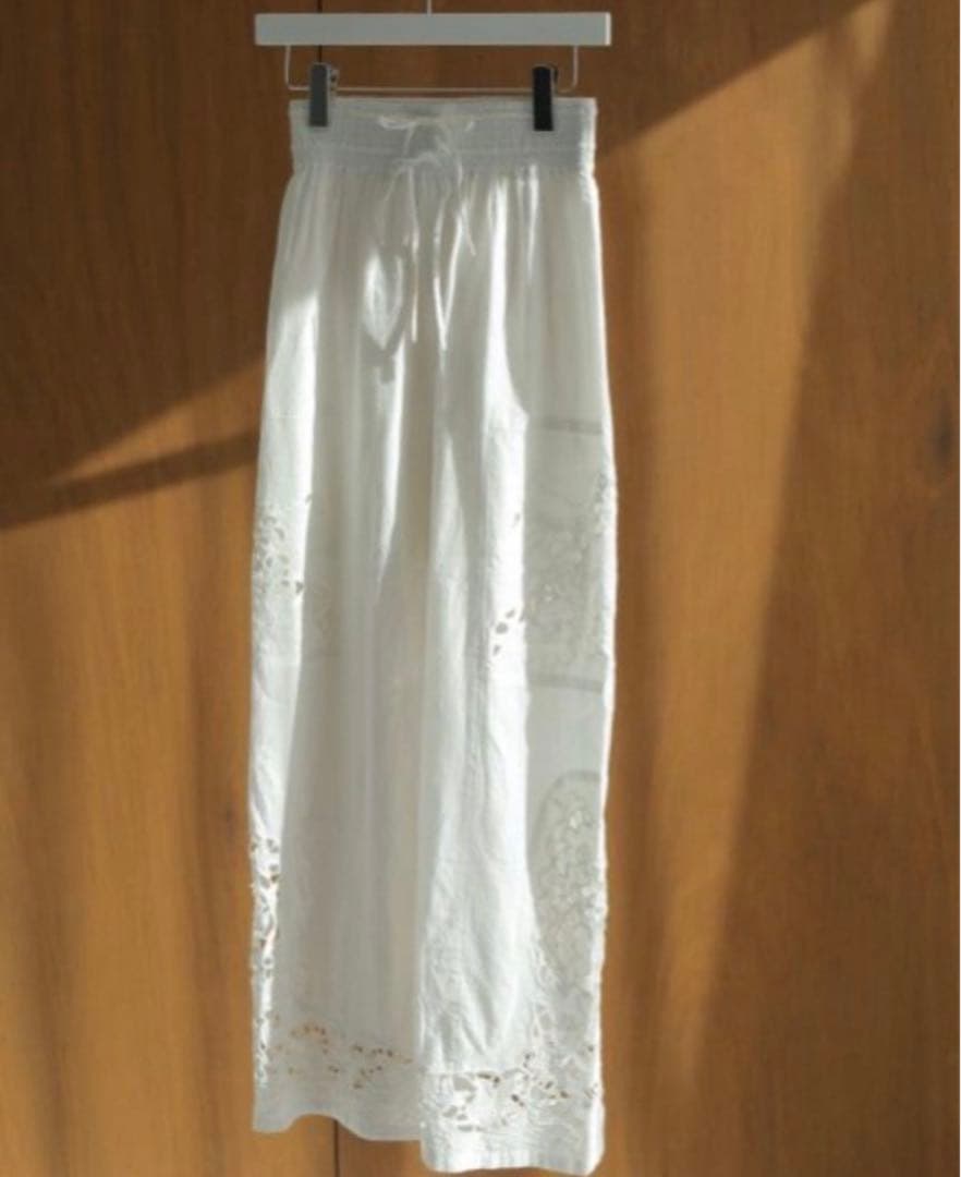 パンツ Anuke Cutwork Lace Pants 36