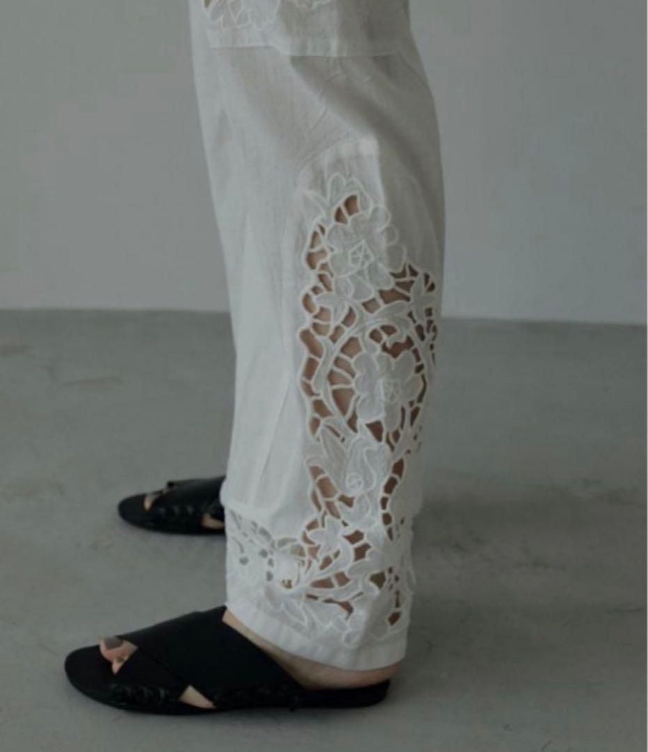 パンツ Anuke Cutwork Lace Pants 36
