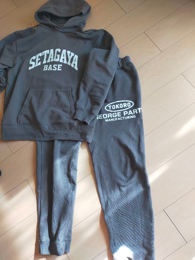 世田谷ベース　97レーシングセットアップ　カスタム　チャコール　Ｌ 試着程度