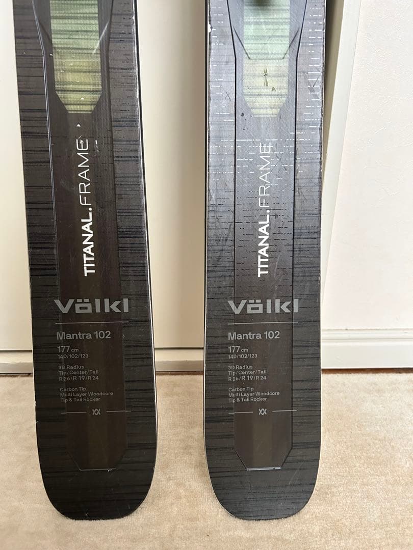 VOLKL マントラ102 177cm マーカー　グリフォン デモ　中古品