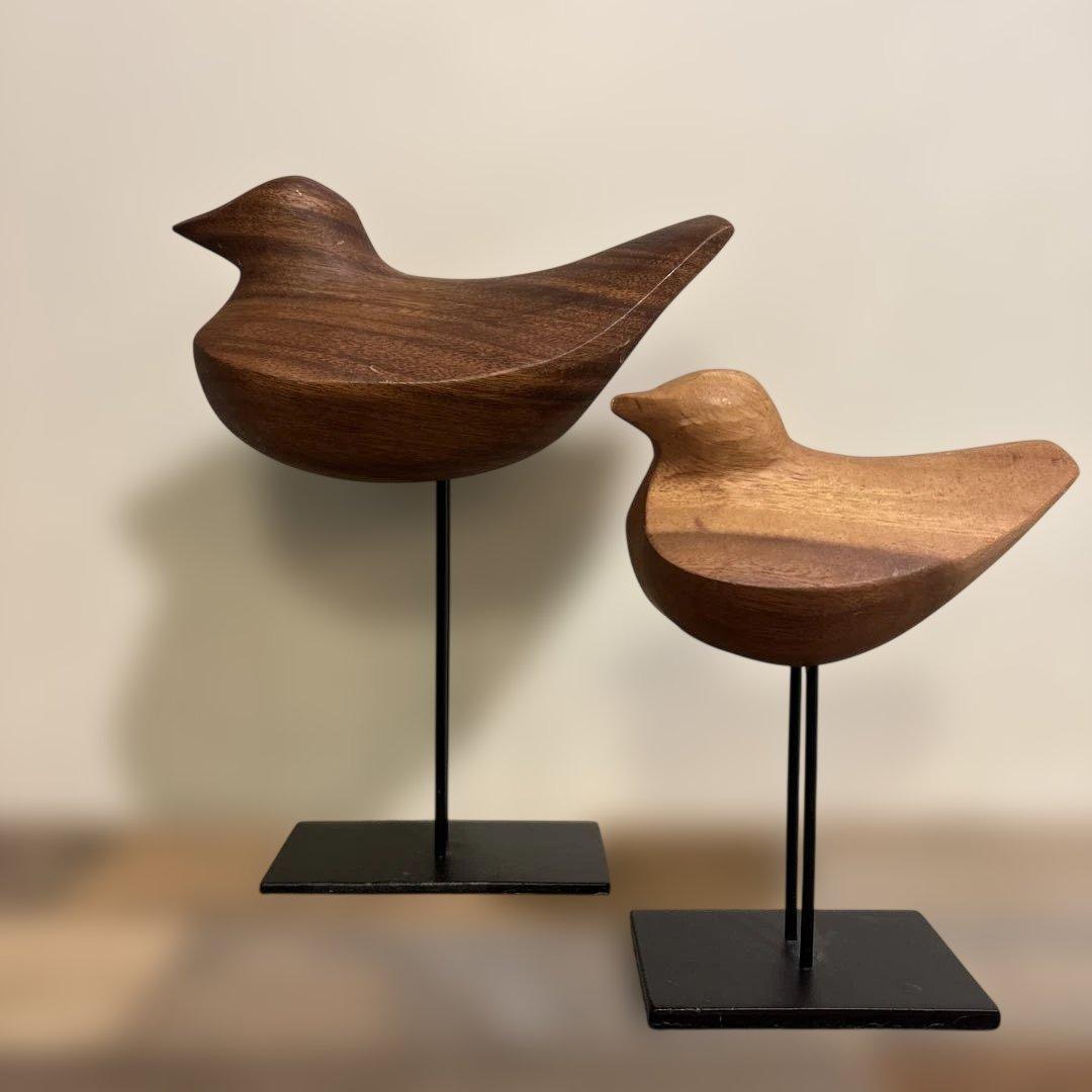 アクタス バードオブジェ（大・小セット）