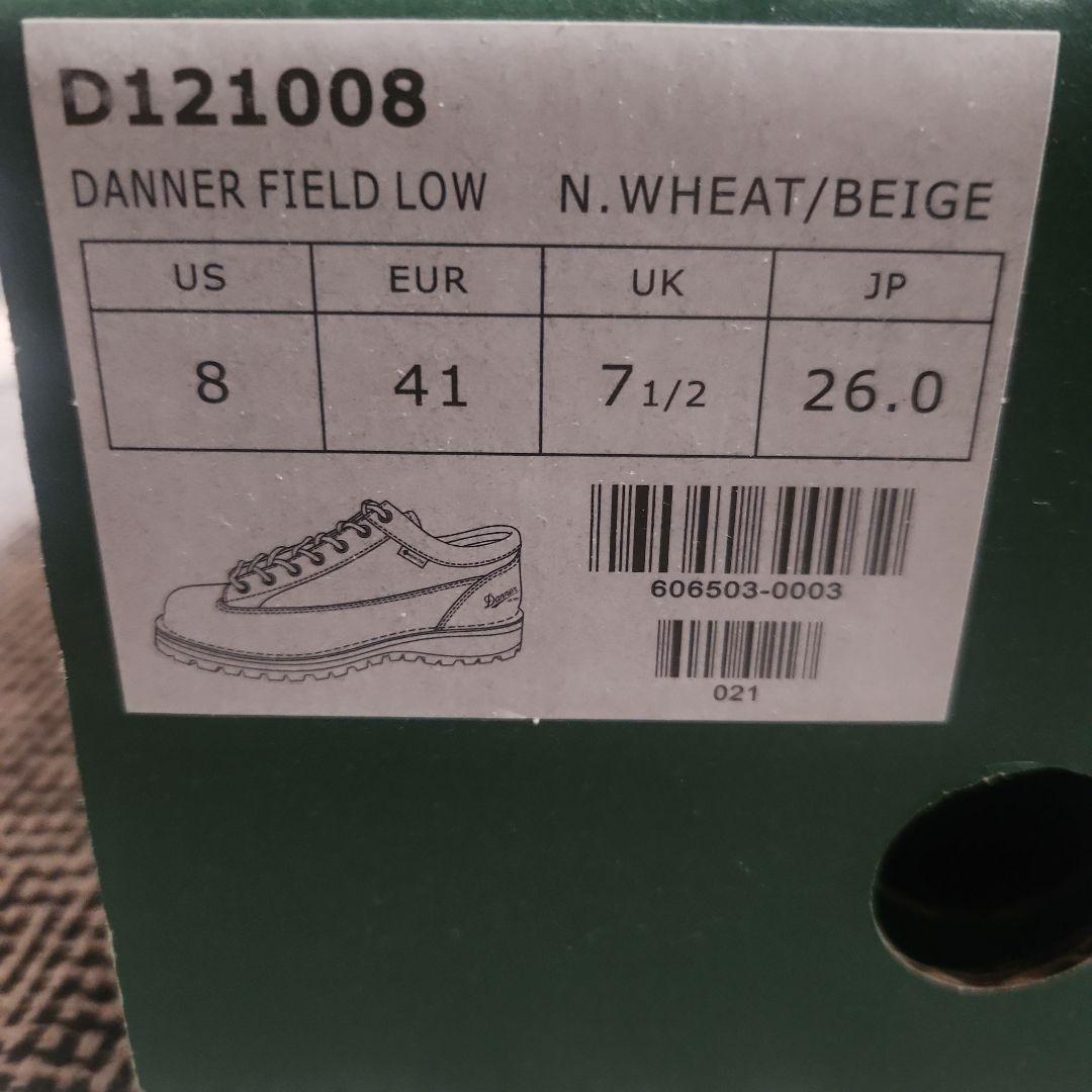 靴 Danner Field Low N.Wheat/Beige 8