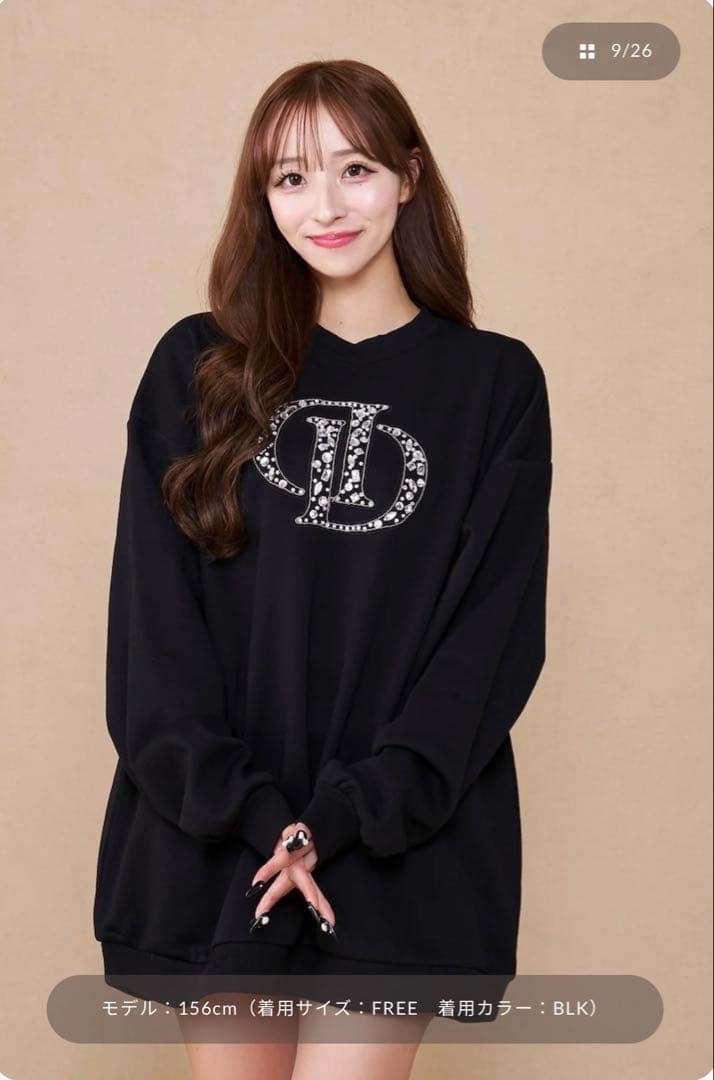 【新品、未開封】D a r i c h ❤️ＤＤビジュープルオーバー（ＢＬＫ）❤︎