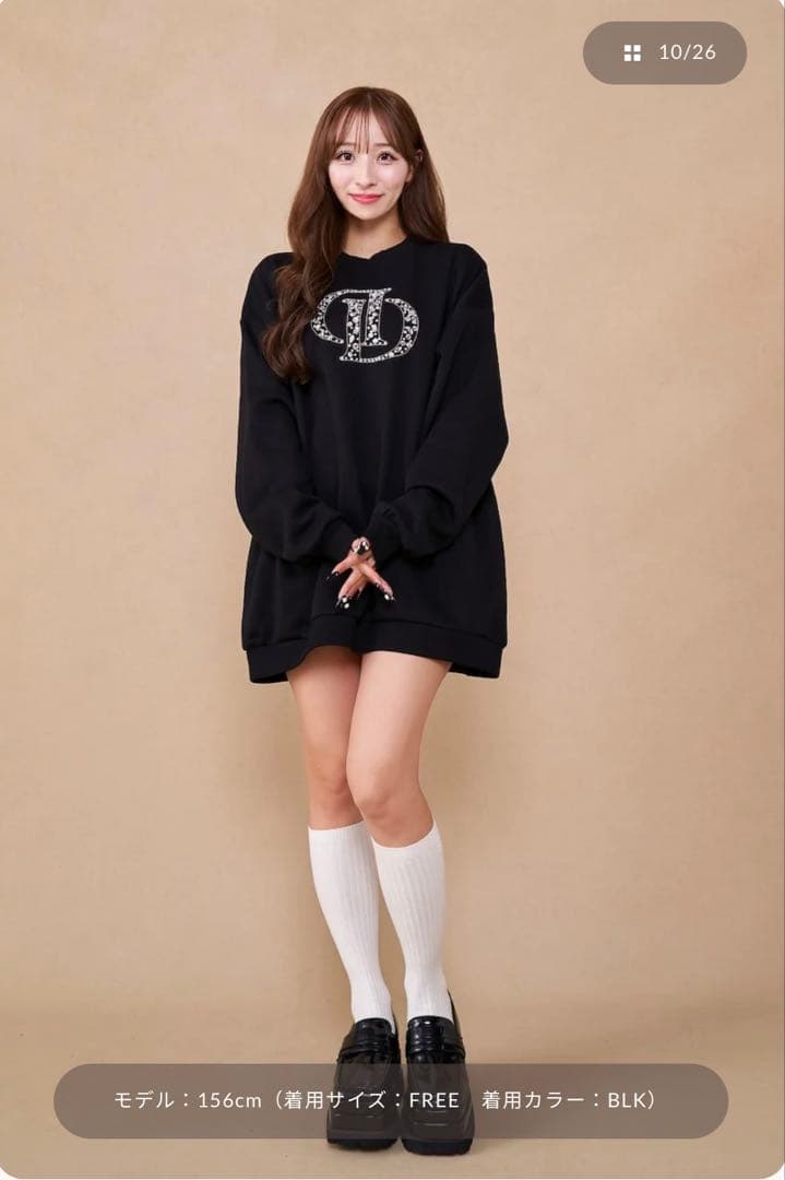 【新品、未開封】D a r i c h ❤️ＤＤビジュープルオーバー（ＢＬＫ）❤︎