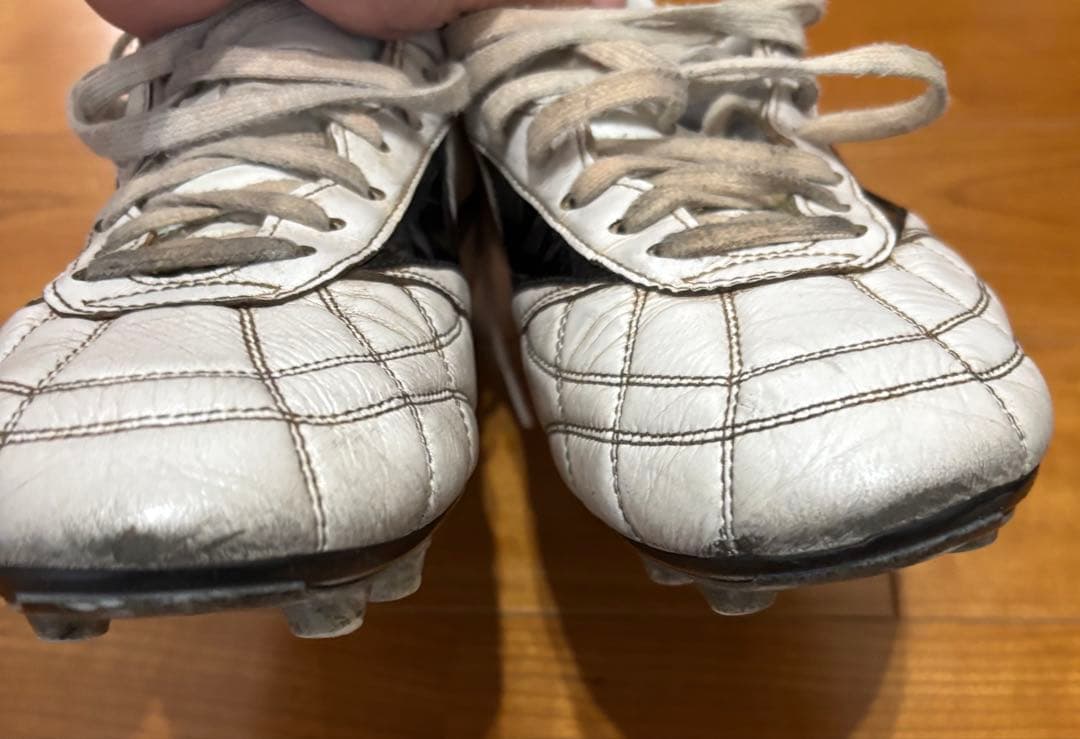 ミズノ　モレリア2Japan クロスステッチ　ホワイト　サッカースパイク