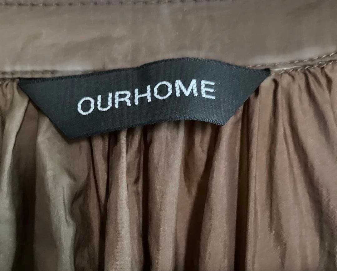 OUR アワーホーム　たっぷりギャザーの綺麗めブルゾン