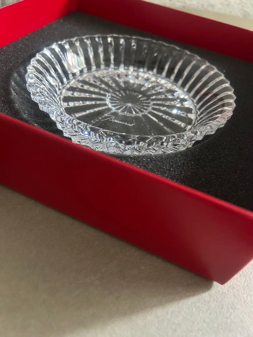 新品未使用Baccarat バカラ ミルニュイ ディッシュ 13cm プレート