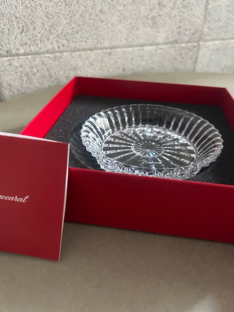 新品未使用Baccarat バカラ ミルニュイ ディッシュ 13cm プレート