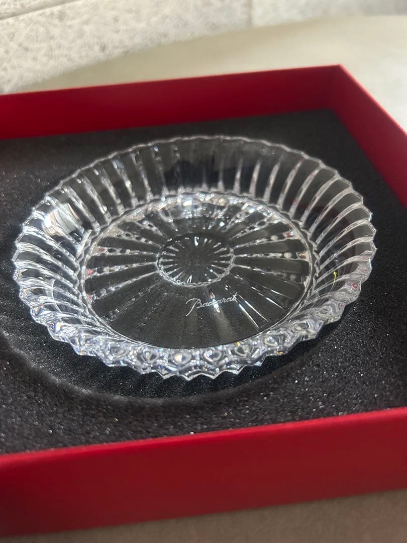 新品未使用Baccarat バカラ ミルニュイ ディッシュ 13cm プレート