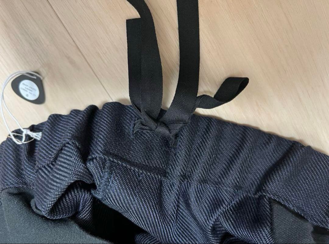 “マイヨ”ツイード・イージートラウザー・ネイビー・未使用品