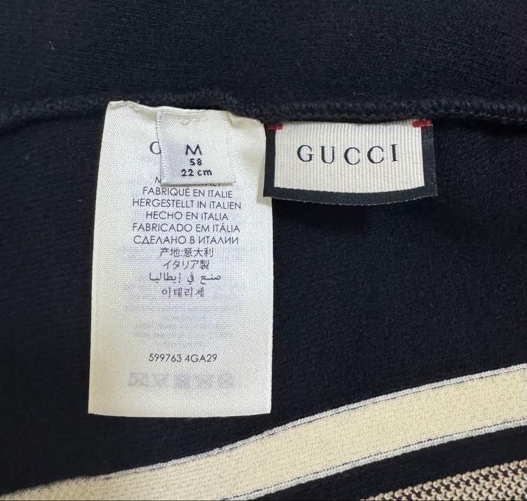 Mサイズ GUCCI ニット帽 ビーニー 本物 超美品