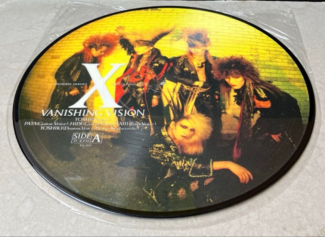 X　VANISHING VISION　5000枚限定ピクチャーレコード　開封品