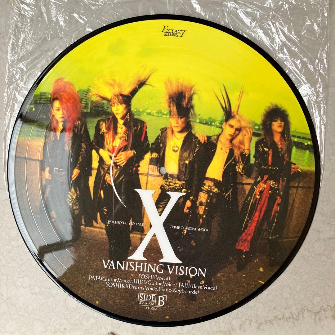 X　VANISHING VISION　5000枚限定ピクチャーレコード　開封品