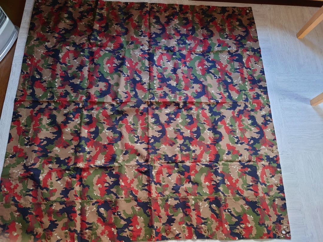 スイス軍　アルペンカモ4枚セット　軍幕