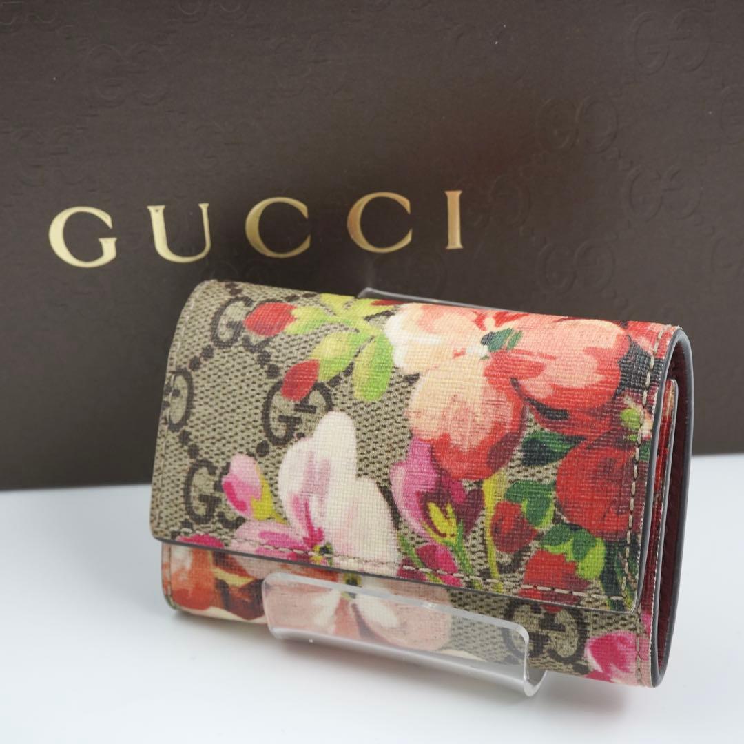 ✨極美品✨　GUCCI グッチ　キーケース　ブルームス　フラワー　6連