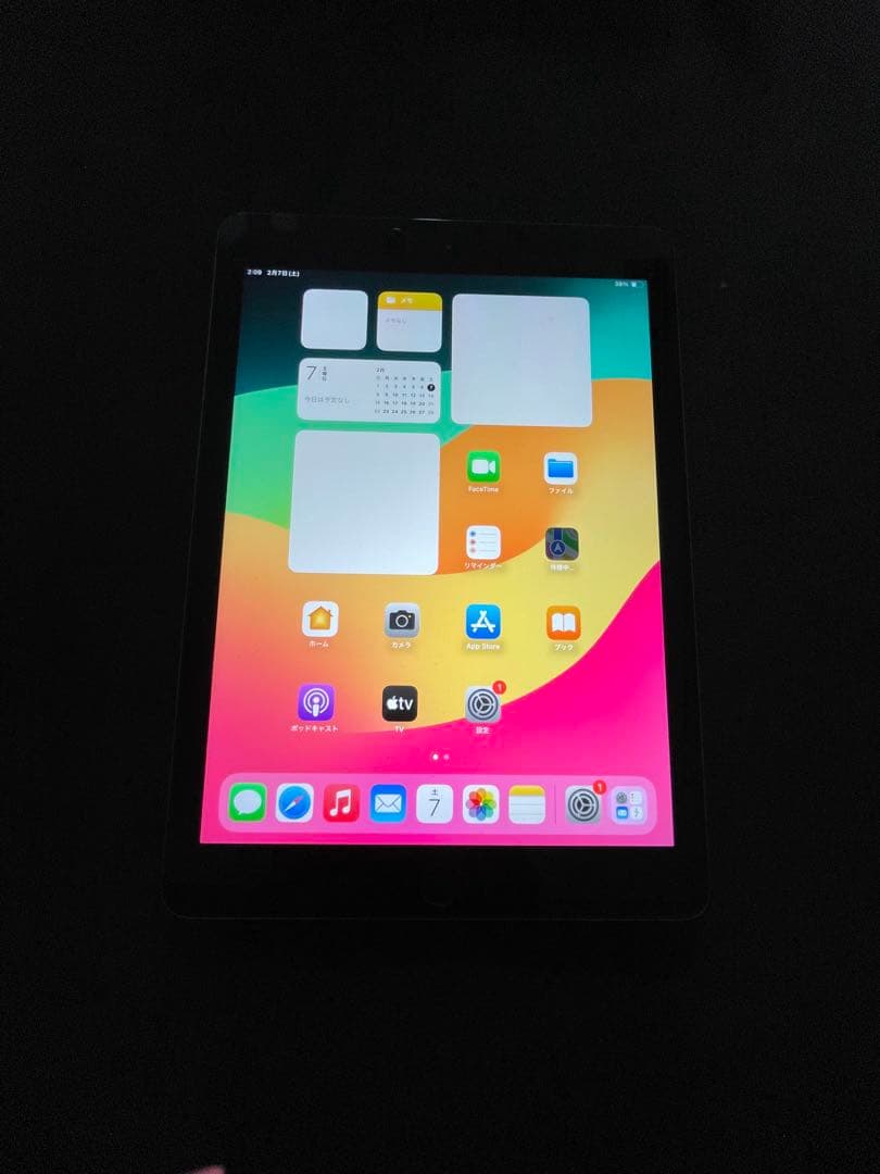 J*e様 ipad 6世代　32GB セルラーモデル　美品　完動品