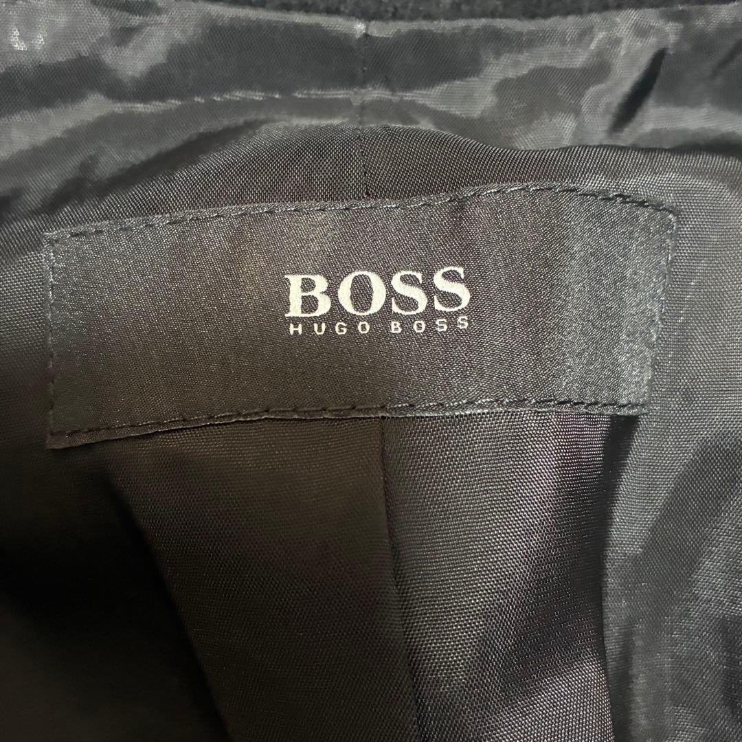 【未使用に近い】HUGO BOSS カシミヤ ウール チェスターコート 44
