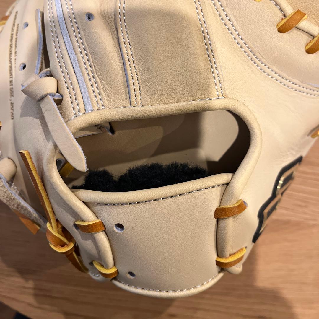 美才治 新品値下げ中硬式用 SSK キャッチャーミット キャメル