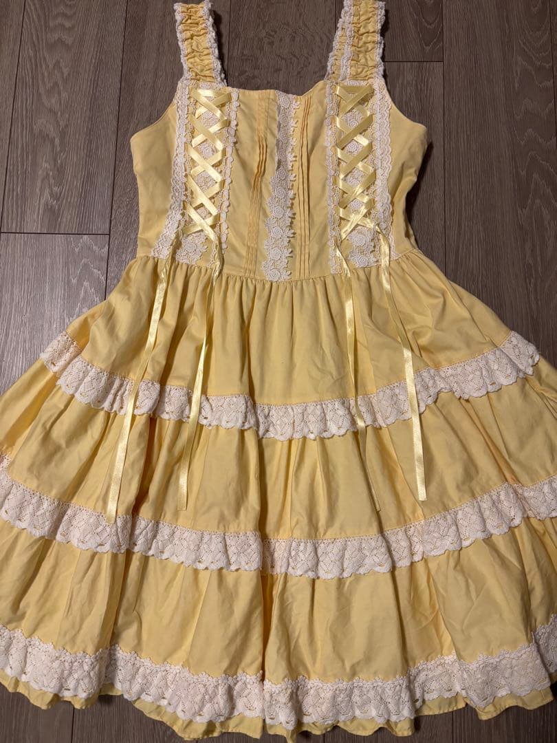 BABY ミルフィーユジャンパースカート JSK ひよこ