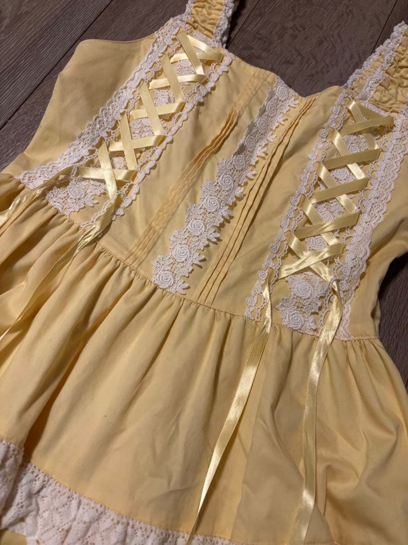 BABY ミルフィーユジャンパースカート JSK ひよこ