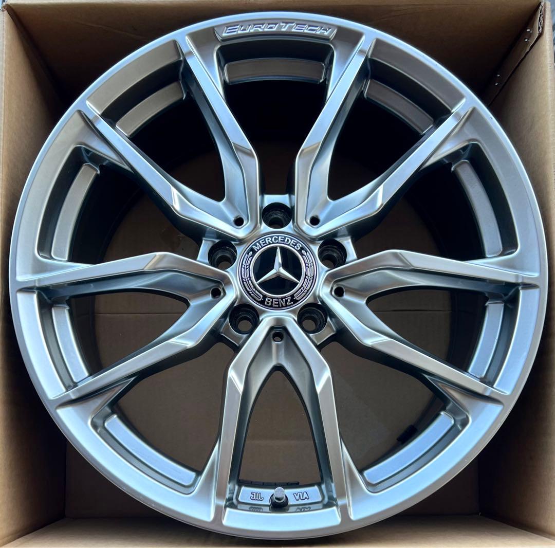 アオ◆美品◆ ベンツ GLC X253 ユーロテック18インチ4本セット