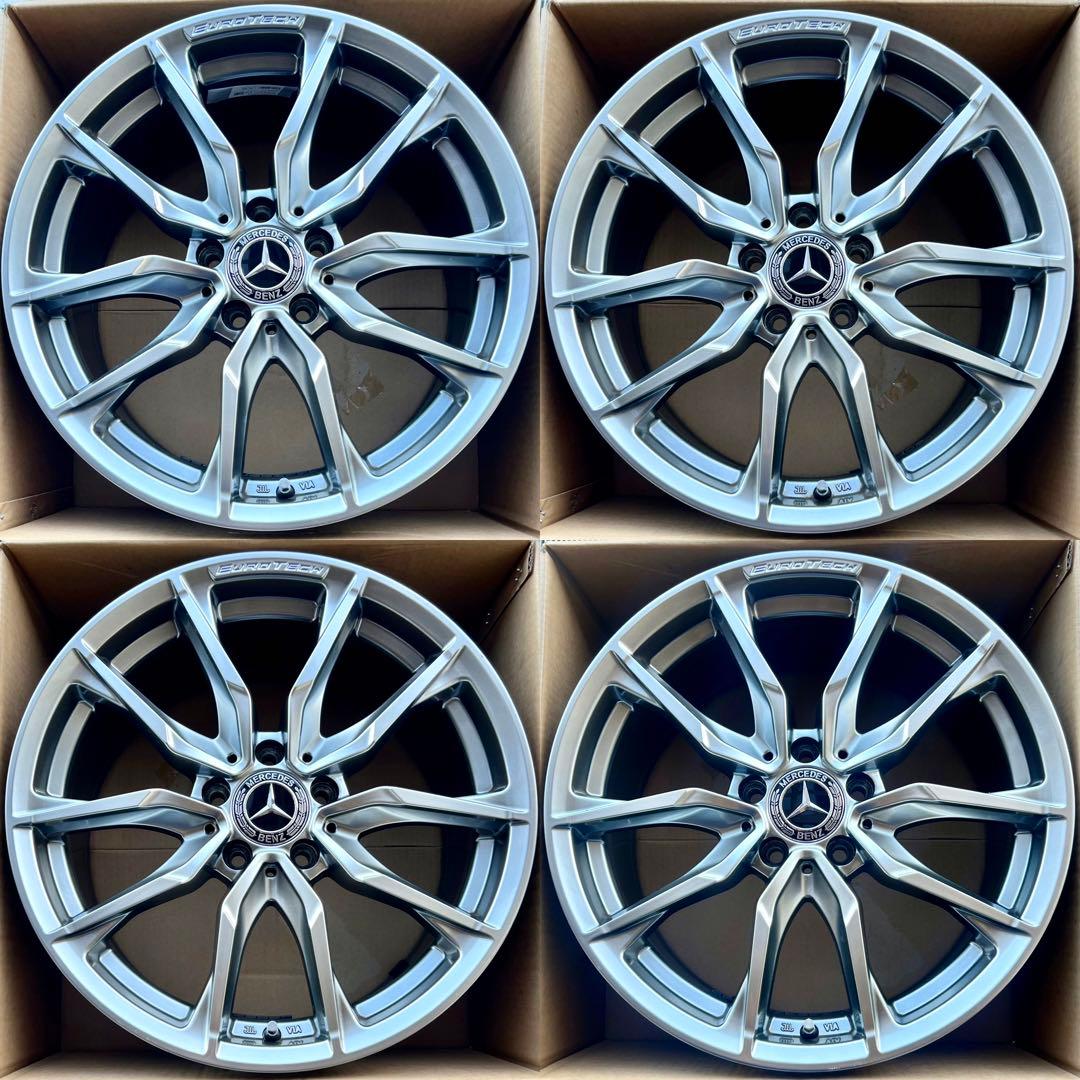 アオ◆美品◆ ベンツ GLC X253 ユーロテック18インチ4本セット